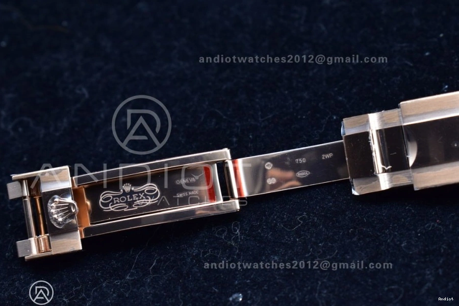 126655 Ceramic Edition Rubber VS3235 Oysterflex on Strap Bezel Yacht-Master Black Best VSF 1:1 0318